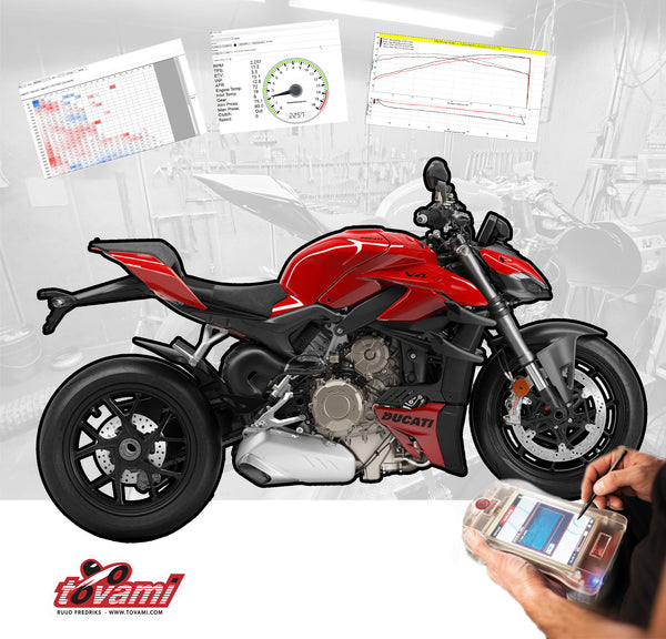 Tovami Remapping Ducati V4 Streetfighter