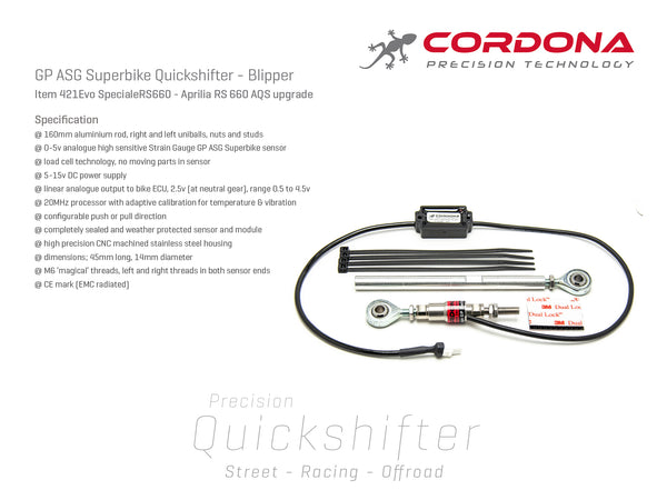 Cordona quickshifter Aprilia RS660