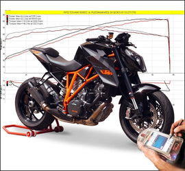 ECU flash KTM superduke 1290 remappen afstellen van de KTM