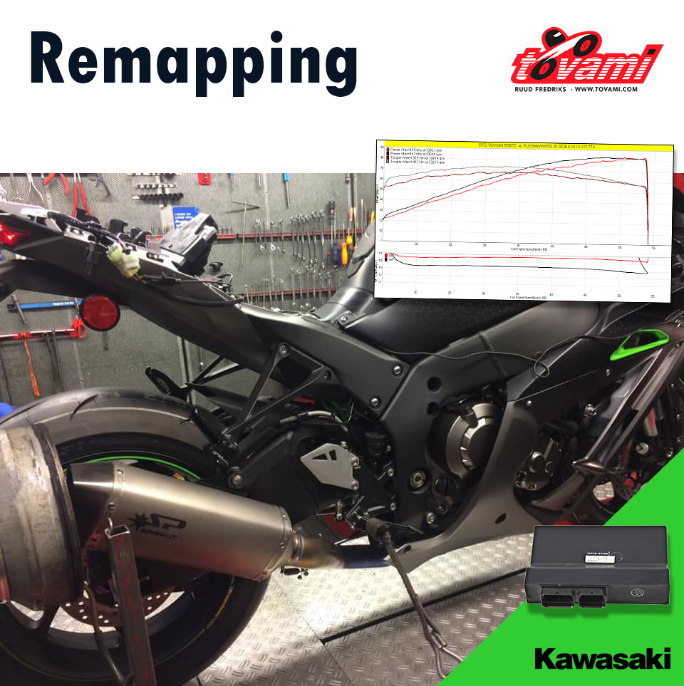 Tovami Remapping Kawasaki Z900 2017-2026 | Tovami - verbeter je motor