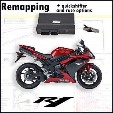 Tovami remapping, quickshifter and race options Yamaha MT07 2014-2019