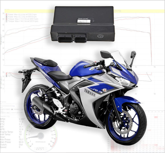 Tovami remapping Yamaha YZF R3 2015-2019