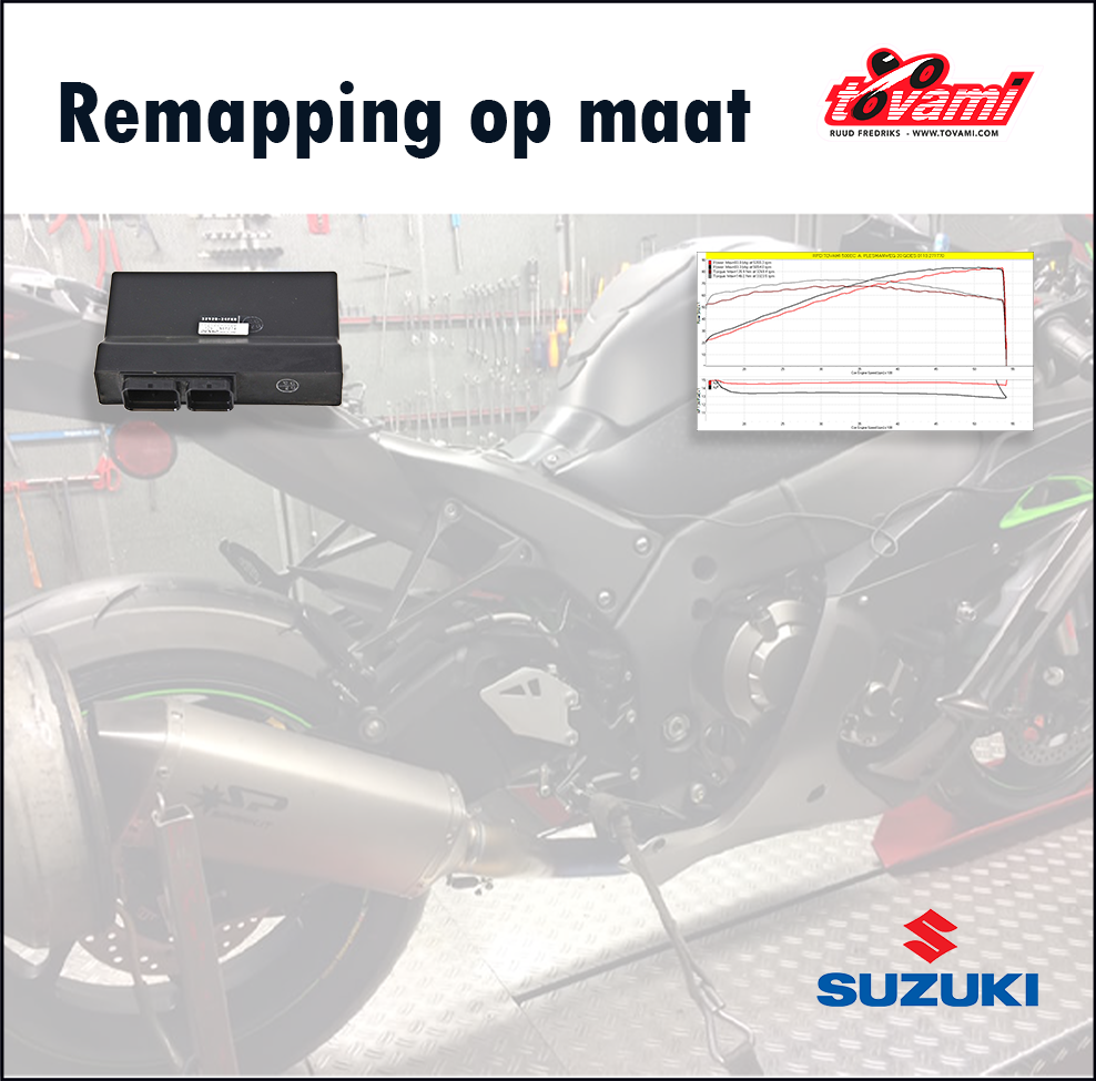 Re Mapping Motorcycle Tovami remapping Suzuki GSR600 2006-2010 | Tovami - verbeter je motor