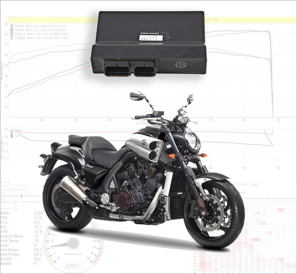 Tovami remapping Yamaha VMX1700 V-Max 2009-2016