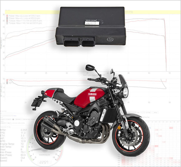 Tovami remapping Yamaha XSR900 2016-2019