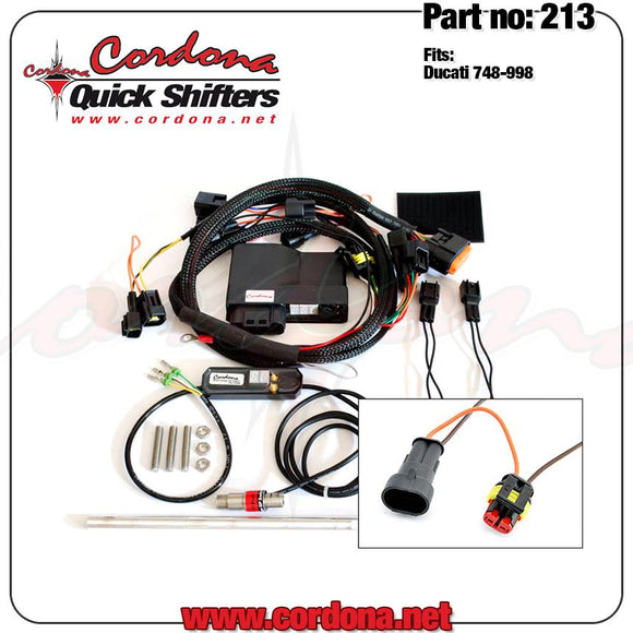 Cordona quickshifter voor Ducati 748