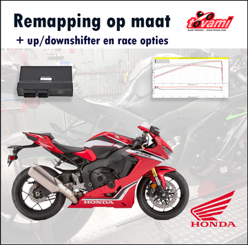 Tovami Remapping, quickshifter, blipper and race options Honda CBR1000RR 2017-2019