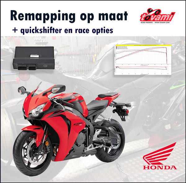 Tovami Remapping, quickshifter and race options Honda CBR1000RR 2008-2016