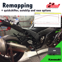 Tovami Remapping, quickshifter, autoblipper and race options Kawasaki ZX10R 2016-2020