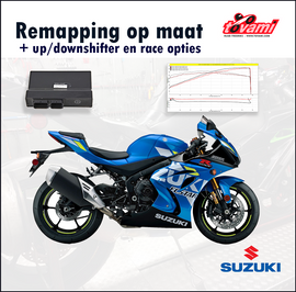 Tovami remapping, quickshifter, autoblip and race options Suzuki GSXR1000 2017-2020