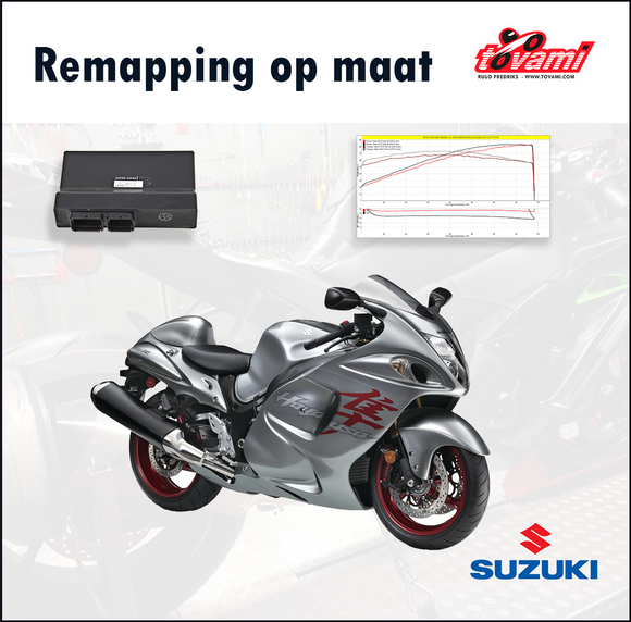 Tovami remapping Suzuki GSX1300R Hayabusa 2008-2012
