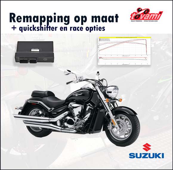 Tovami remapping, quickshifter and race options Suzuki Intruder M1800 / Boulevard M109R 2006-2008