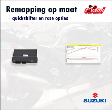 Tovami remapping, quickshifter and race options Suzuki GSX-S 1000 Katana 2019-2020