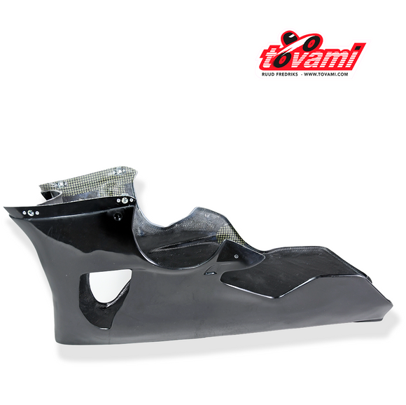 CRC Onderkuip voor race uitlaat voor de Yamaha YZF R1 van 2020